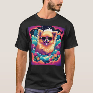 T-shirt Chien roumain Dreamy Avec Lunettes De Soleil