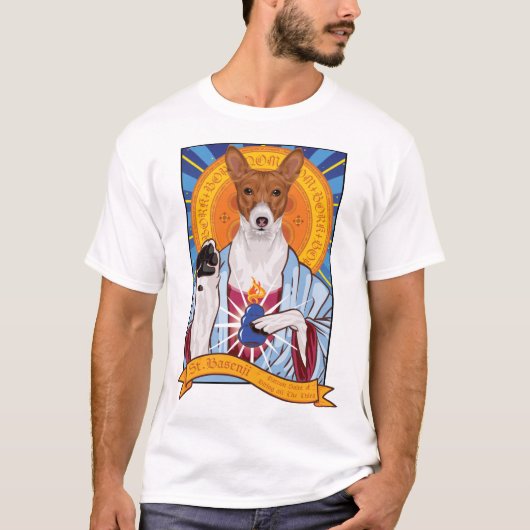 T-shirt Chien Saint Basenji (Devant)