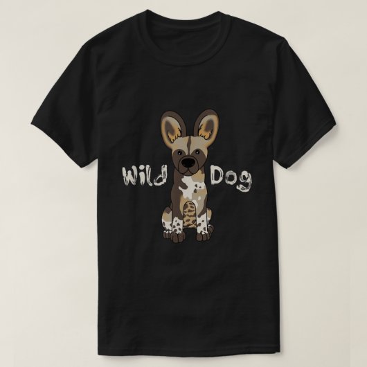 T-shirt Chien sauvage africain (Design devant)