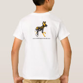 T-shirt Chien sauvage africain cool - -En voie de disparit (Dos)
