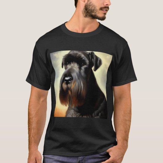 T-shirt Chien Schnauzer géant (Devant)
