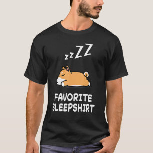 T-shirt Chien Shiba Inu Chiens Nap Dormir dormir Pyjama nu