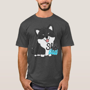 T-shirt Chien Shiba Inu Gris sésame Shiba dad
