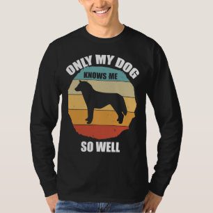 T-shirt Chien sibérien Husky Retro Vintage 60s les années 