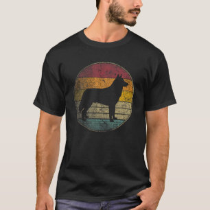 T-shirt Chien sibérien Husky Vintage style rétro déprimé