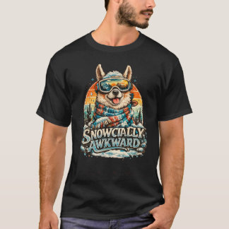 T-shirt Chien Socialement Gênant Autocollant Drôle Introve