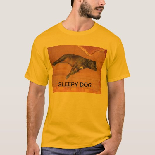 T-shirt Chien somnolent (Devant)