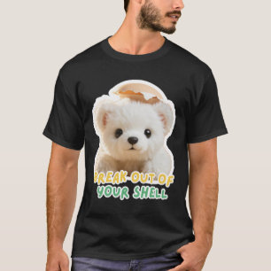 T-shirt Chien@Sortez de votre coquille Autocollant