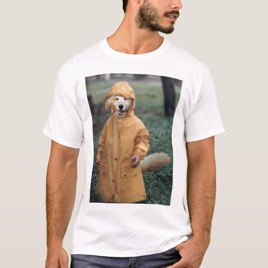 T-shirt Chien sous la pluie (Devant)