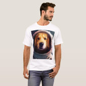 T-shirt chien spatial (Devant entier)