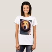 T-shirt chien spatial (Devant entier)