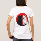 T-shirt chien Spitz japonais (Dos)