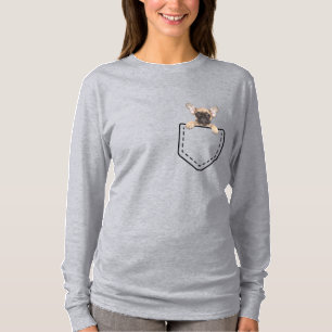 T-shirt Chien-taupe français mignon