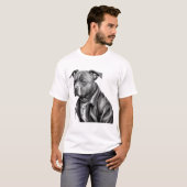 T-shirt Chien taureau (Devant entier)