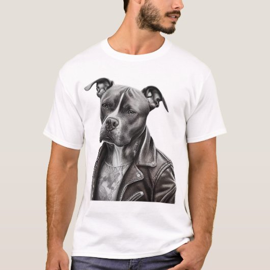 T-shirt Chien taureau (Devant)