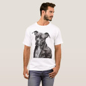 T-shirt Chien taureau (Devant entier)