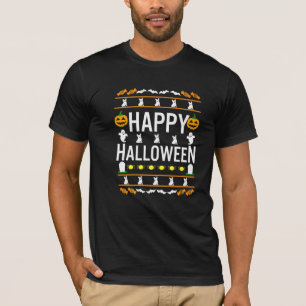 T-shirt Chien taureau blanc Halloween Lazy déguisement lai