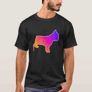 T-shirt Chien-taureau français à faible densité