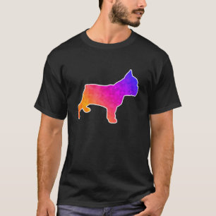 T-shirt Chien-taureau français à faible densité