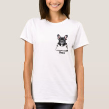 Chien taureau français noir dans votre poche