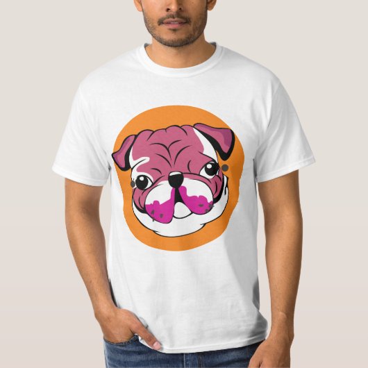 T-shirt chien taureau vertigineux (Devant)