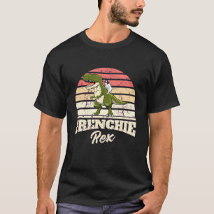T-shirt Chien-taureaux français Dinosaur T Rex Frenchie Re