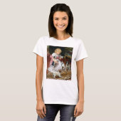 T-shirt chien : Tea time pour les chiots de Fox Te (Devant entier)