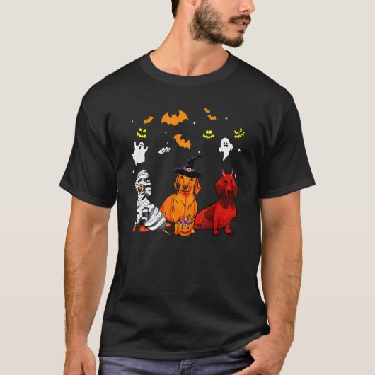 T-shirt Chien teckel (Devant)