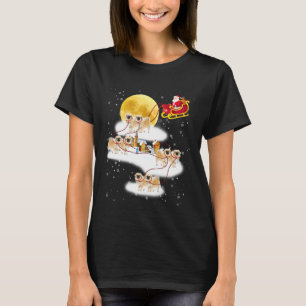 T-shirt Chien tibétain espagnol léger sapin de Noël