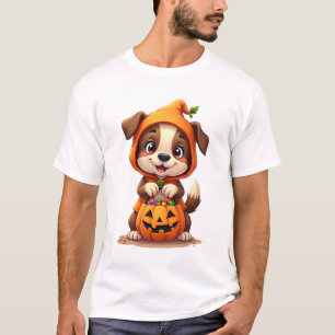 T-shirt Chien Trick or Treat � Chemise de chiot Halloween 