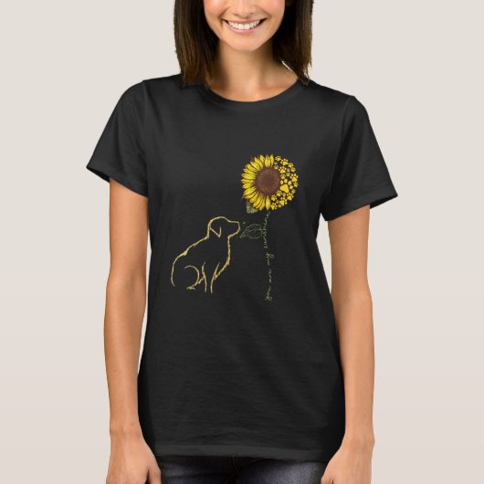 T-shirt Chien Tu Es Mon Soleil | Conception de tournesol p (Devant)