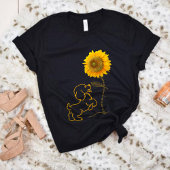 T-shirt Chien Tu Es Mon Sunshine Chien Maman Papa Pet Aman