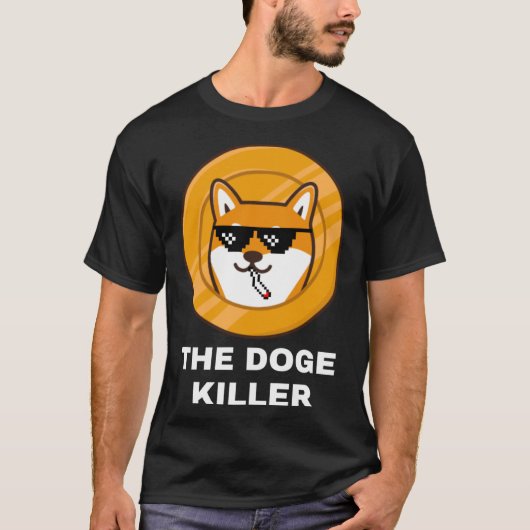T-shirt Chien Tueur de chien Shiba Inu Token Chien Chien C (Devant)