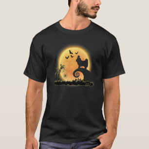 T-shirt Chien Tzu Chien Chien Chien Chien Et Lune Scary Co
