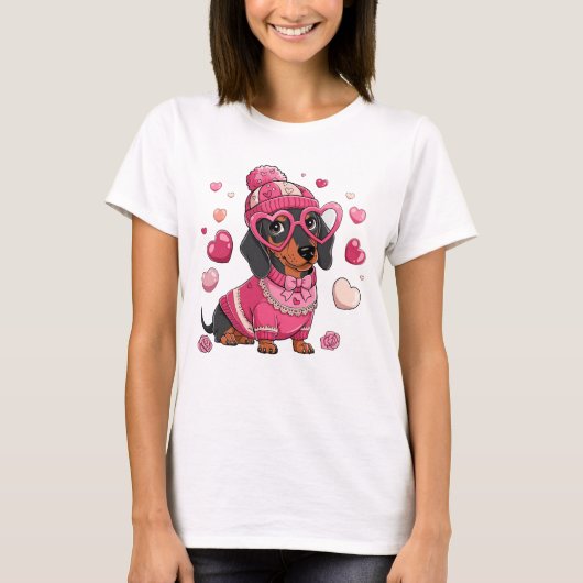 T-shirt Chien Valentine (Devant)