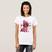 T-shirt Chien Valentine (Devant entier)