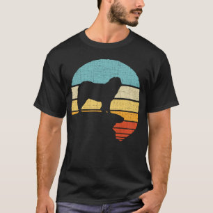 T-shirt Chien Vintage caucasien propriétaire de chiot L