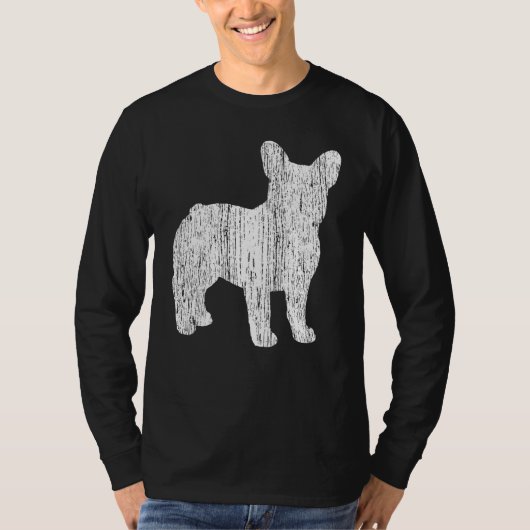 T-shirt Chien Vintage français (Devant)