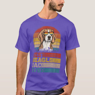 T-shirt Chien Vintage meilleur Beagle papa jamais Fête des