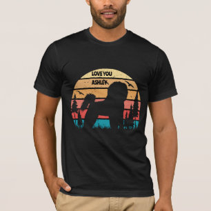 T-shirt Chien Vintage Retro Bichon Frisé