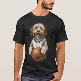 T-shirt Chien vintage Retro Jouer Sketll