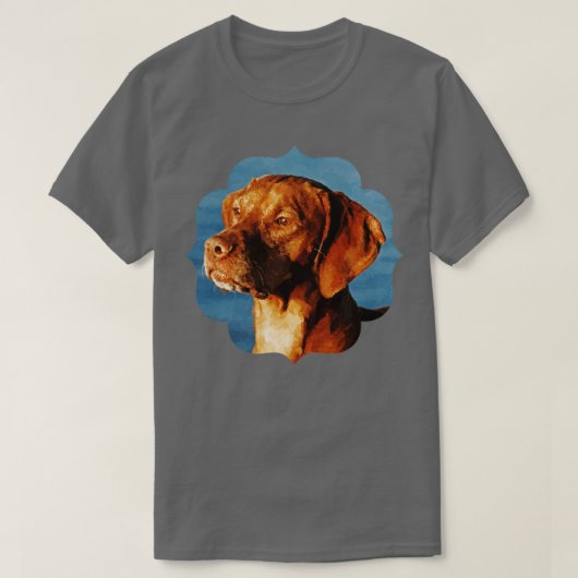 T-shirt Chien Vizsla Hachine hongroise (Design devant)