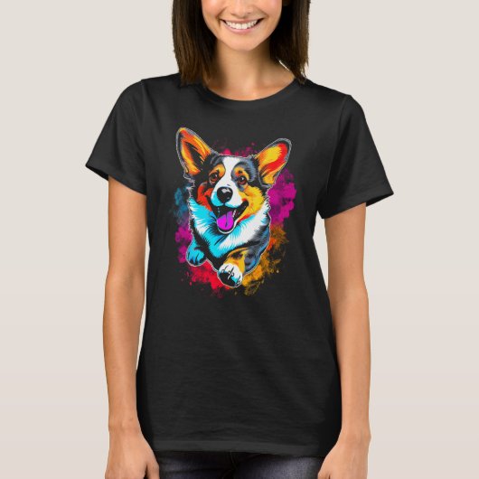 T-shirt Chien Welsh Corgi (Devant)