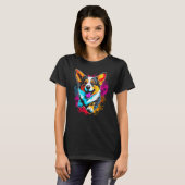 T-shirt Chien Welsh Corgi (Devant entier)
