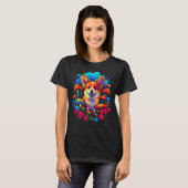 T-shirt Chien Welsh Corgi Champignon (Devant entier)