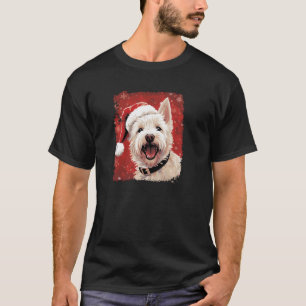 T-shirt Chien Westin Noël West Highland White Terrier P