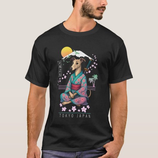 T-shirt Chien Whippet (Devant)