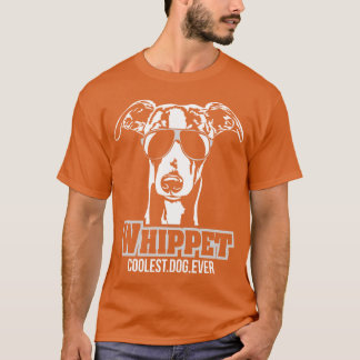 T-shirt Chien Whippet chien le plus cool chien jamais chie