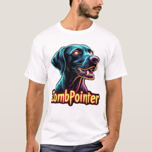 T-shirt Chien Zombie Pointer à poil court allemand GSP Hal
