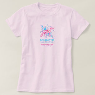 T-shirt Chienberger Berger Allemand Abstraction Florale